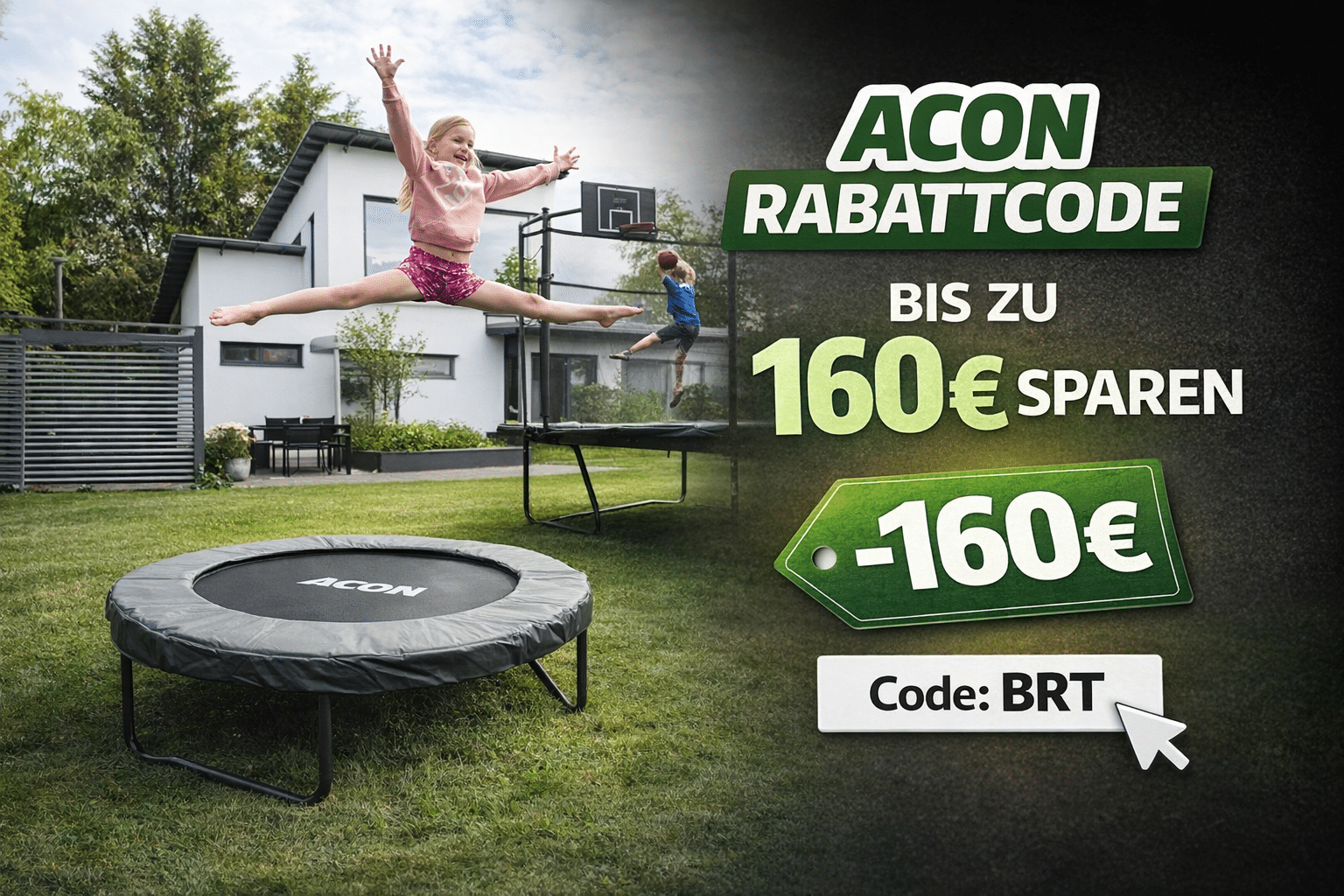 ACON trampolin rabattcode